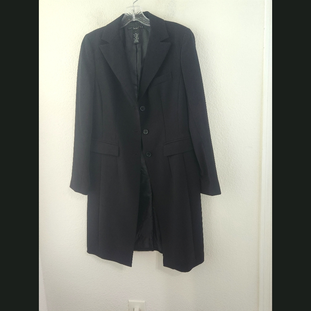 Apostrophe Essentials Black Three Button Dress Co… - image 2